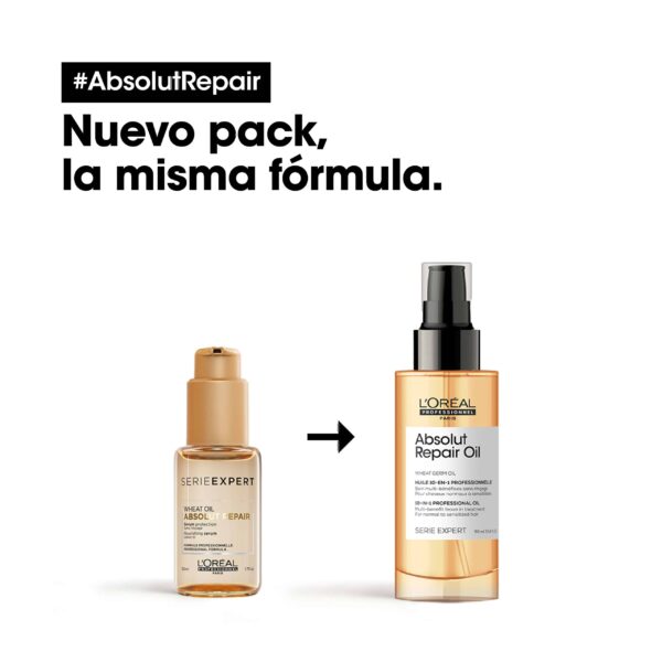 Absolut Repair Oil 10 En 1 SERIE EXPERT x 90 ML. LOréal Professionnel - Imagen 11