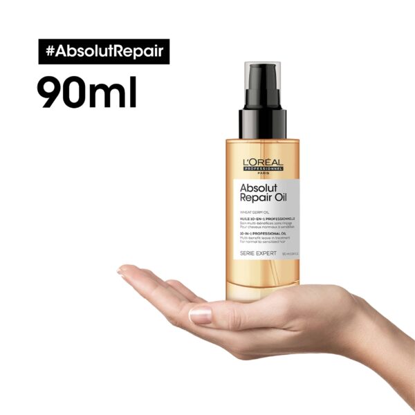 Absolut Repair Oil 10 En 1 SERIE EXPERT x 90 ML. LOréal Professionnel - Imagen 3
