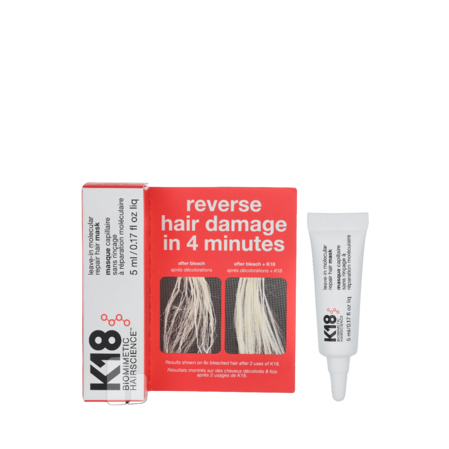 Mascara Molecular Reparadora K18 X 5ml 1001 Bellezas mascara-molecular-reparadora-k18-x-5ml-1001-bellezas