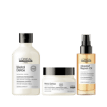 Loreal- kit sh msk metal y oil ar